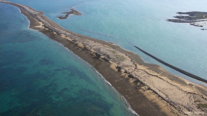 Photo aérienne du Sillon de Talbert par Olivier Durand